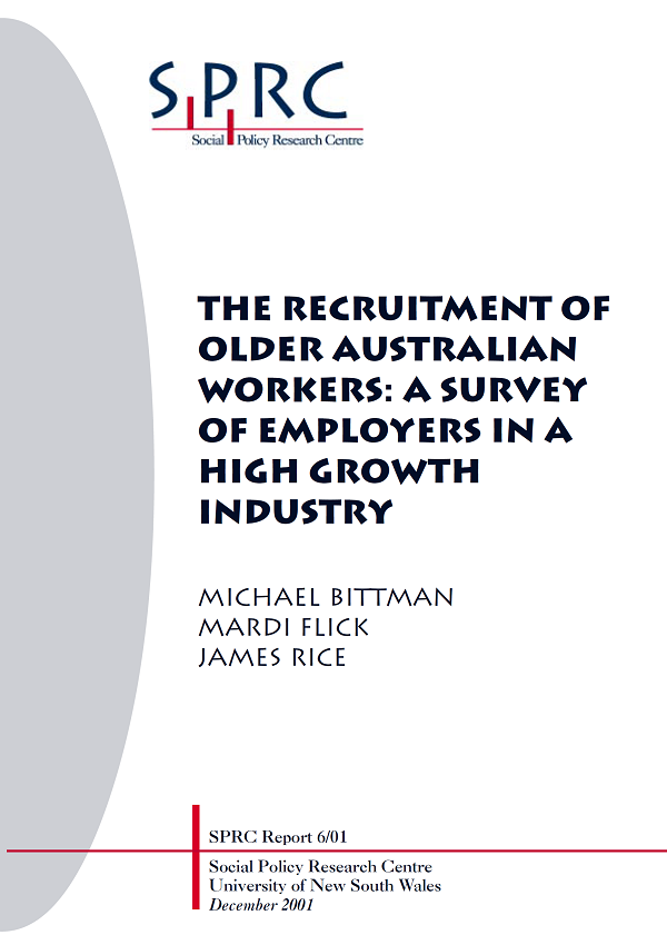 [The Recruitment Of Older Australian Workers]
